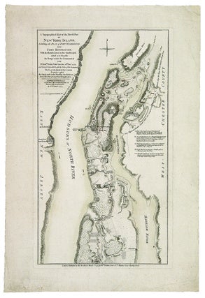 Item #20274 A Topographical Map of the North Part of New York Island, Exhibiting the Plan of Fort...