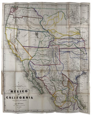 Item #20275 Map of Mexico & California Compiled from the latest authorities by Juls. Hutawa...