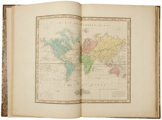 A New American Atlas containing Maps of the Several States of the North American Union, projected and drawn on a uniform scale from documents found in public offices of the United States and State Governments, and other original and authentic information by Henry S. Tanner