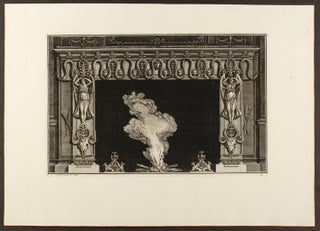 Item #20509 [Plate of an neo-Classical fireplace, from "Diverse maniere d'adornare i cammini ed...