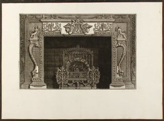 Item #20518 [Plate of an neo-Classical fireplace, from "Diverse maniere d'adornare i...