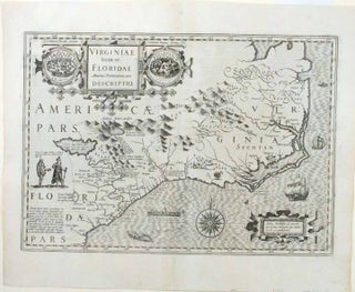 Item #20847 Virginiae item et Floridae Americae provinciarum nova descriptio. Gerard MERCATOR,...