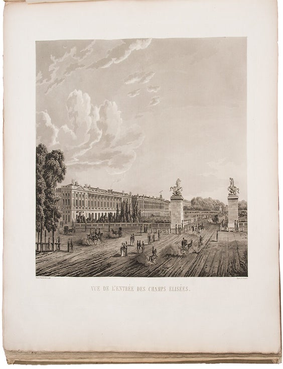 Item #20858 Paris et Ses Alentours, &agrave; Plus de Trente Lieues &agrave; La Ronde; Ouvrage National de Gravures. Michel Fran&ccedil;ois DAMAME-D&Eacute;MARTRAIS.