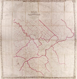 Item #21375 Map of the Vicinity of Philadelphia From actual surveys by D.J. Lake and S.N. Beers...