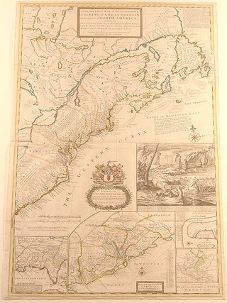 Item #21428 A New and Exact Map of the Dominions of the King of Great Britain on ye continent of...