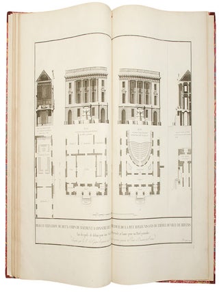 Description de la Place de Louis XV que l'on construit a Reims, des ouvrages a continuer aux environs de cette place, & de ceux a faire dans la suite pour l'utilite & l'embellissement de cette ville