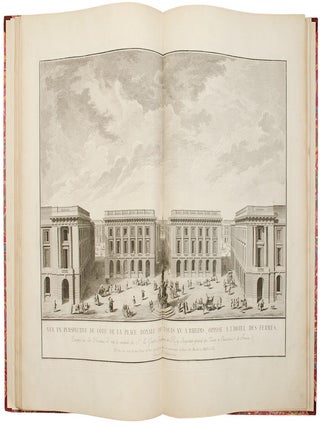 Description de la Place de Louis XV que l'on construit a Reims, des ouvrages a continuer aux environs de cette place, & de ceux a faire dans la suite pour l'utilite & l'embellissement de cette ville