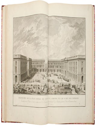 Description de la Place de Louis XV que l'on construit a Reims, des ouvrages a continuer aux environs de cette place, & de ceux a faire dans la suite pour l'utilite & l'embellissement de cette ville