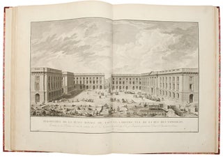 Description de la Place de Louis XV que l'on construit a Reims, des ouvrages a continuer aux environs de cette place, & de ceux a faire dans la suite pour l'utilite & l'embellissement de cette ville