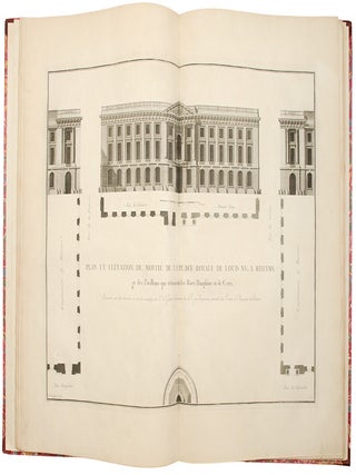 Description de la Place de Louis XV que l'on construit a Reims, des ouvrages a continuer aux environs de cette place, & de ceux a faire dans la suite pour l'utilite & l'embellissement de cette ville