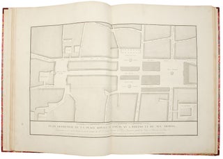 Description de la Place de Louis XV que l'on construit a Reims, des ouvrages a continuer aux environs de cette place, & de ceux a faire dans la suite pour l'utilite & l'embellissement de cette ville