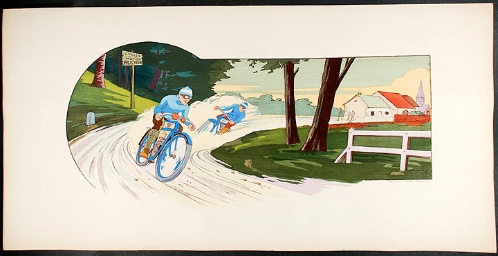 Item #21717 [Cycles Motos Alcyon] [Lehmann et Jolly motos Alcyon 1914]. GAMY-MONTAUT, H. L. Roowy.