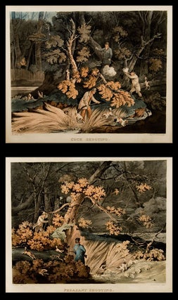 Item #22663 Cock Shooting [and] Pheasant Shooting. [A pair of sporting prints]. After Henry...