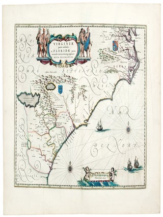 Virginiae partis australis et Floridae partis orientalis, interjacentiumq, regionum Nova Descriptio.