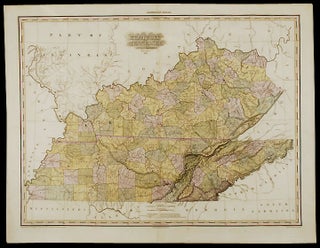 Item #23467 Kentucky and Tennessee ... Improved to 1825. Henry Schenck TANNER