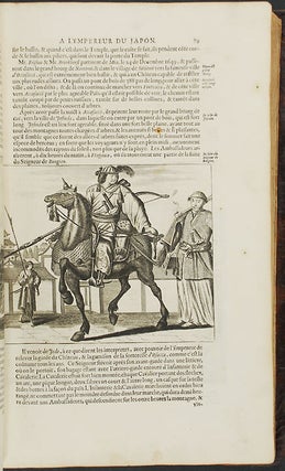Ambassades Mémorables de la Compagnie des Indes Orientales des Provinces Unies, vers les Empereurs du Japon. Contenant plusieurs choses remarquables arrivées pendant le voyage des Ambassadeurs; et deplus, la Description des Villes, Bourgs, Chateaux, Forteresses, Temples & autres batimens: Des animaux, des Plantes, Montagnes, Riviéres, Fonteines; Des moeurs, coutumes, Religions & habillemens des Japonois: Comme aussi leurs exploits de guerre, & les révolutions tant anciennes que modernes que ces Peuplles ont essuyées. Le tout Enrichi de Figures dessinées sur les lieux, & tiré des Mémoires des Ambassadeurs de la Compagnie