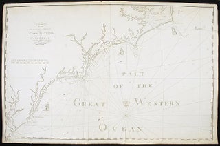 Item #23675 Chart of the Coast of America from Cape Hateras [sic] to Cape Roman from the actual...