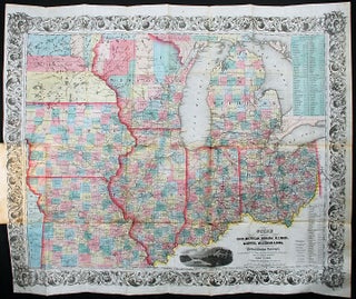 The Western Tourist and Emigrant's Guide through the States of Ohio, Michigan, Indiana, Illinois, and Missouri, Iowa and Wisconsin, and the Territories of Minesota [sic.], Missouri, and Nebraska ... Accompanied with a large and minute Map