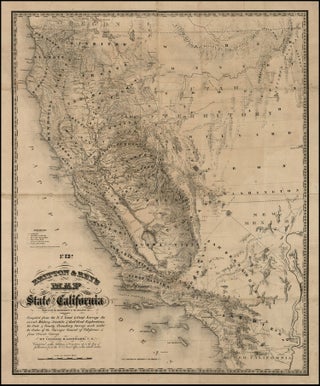 Item #24045 Britton & Rey's Map of the State of California. George GODDARD