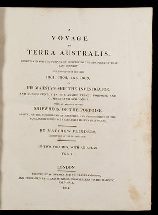 Item #24921 A Voyage to Terra Australis, undertaken for the purpose of completing the discovery...