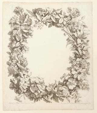 Item #25192 [Album of 17 engraved plates of bouquets of flowers in vases, baskets or garlands...