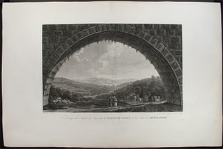 Item #25330 Vue de la grande Arcade de l'aqueduc de Baktché-Kieuï, et du vallon de...