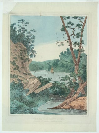 Item #25477 View on the North River. John HILL, Joshua H. SHAW, engraver, artist