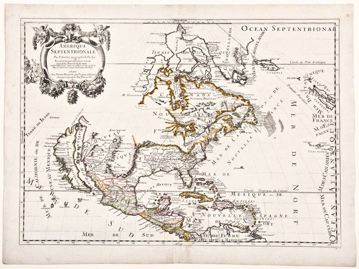 Item #25648 Amerique Septentrionale. Nicholas SANSON, Guillaume SANSON, d. 1703.
