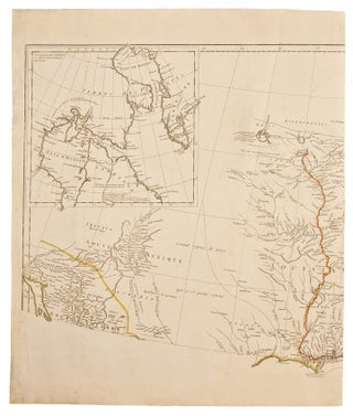 Item #25792 Amerique Septentrionale. Jean Baptiste Bourguignon D'ANVILLE