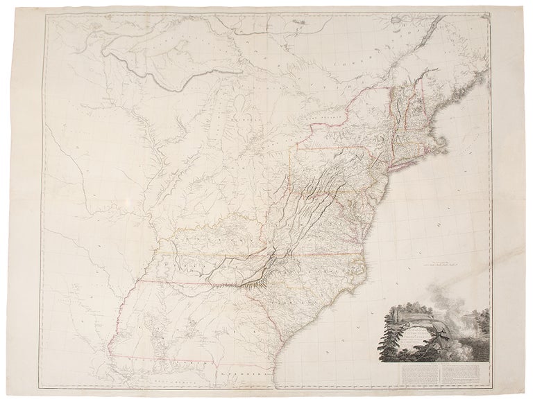 Item #25805 A Map of the United States of North America Drawn from a number of Critical Researches. Aaron ARROWSMITH.