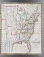 Item #25845 Map of the United States constructed from the latest authorities. C. S. WILLIAMS.