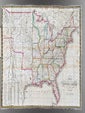 Item #25845 Map of the United States constructed from the latest authorities. C. S. WILLIAMS