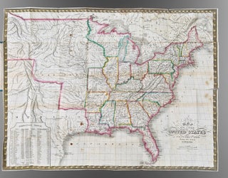 Item #25845 Map of the United States constructed from the latest authorities. C. S. WILLIAMS