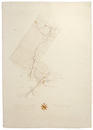 Item #26257 Manuscript Map of the St. George Inlet and Lower St. George River in Maine. Sir...