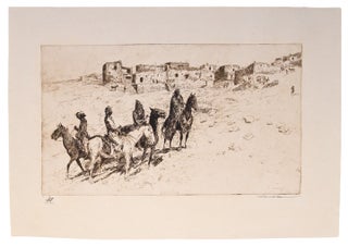 Item #26667 [Navajo Visitors at Oraibi]. Edward BOREIN