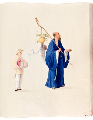 [Album of exceptional watercolours of members of the Chinese court and of various tradesmen and occupations]