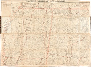 Item #27011 Northern Mississippi and Alabama. CIVIL WAR, Adolph - LINDENKOHL