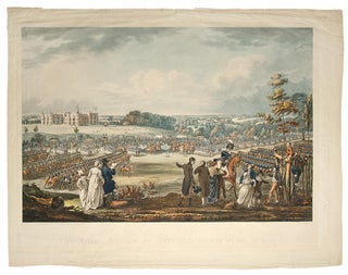 Item #27075 The Royal Review at Hatfield Herts June 13 1800. J. C. after ROBERT LIVESAY STADLER