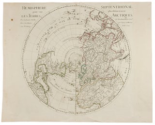 Item #27675 Hemisphere Septentrional pour voir plus distinctement les Terres Arctiques. Guillaume...