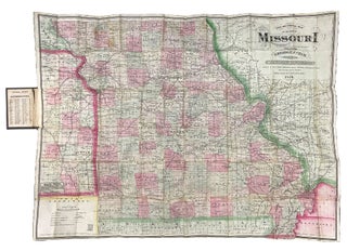 Item #28261 New Sectional Map of the State of Missouri Engraved from Official Draughts of Each...