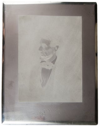 Item #28699 [Abraham Lincoln] Yours truly. A. Lincoln. UNKNOWN. based on an ALEXANDER HESLER photo