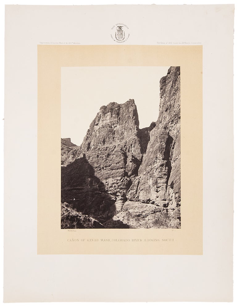 Item #28738 [Photographs Showing Landscapes, Geological and Other Features of Portions of the Western Territory of the United States]. WHEELER SURVEY, -- Timothy O'SULLIVAN, William BELL, photographers, ca.