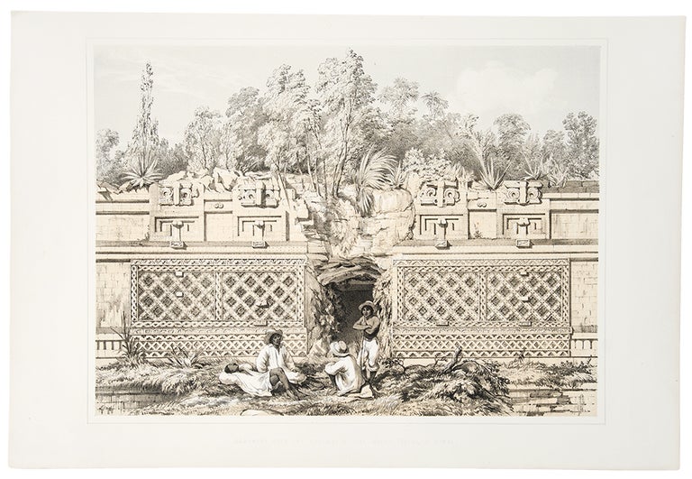Item #28797 Ornament over the Gateway of the Great Teocallis, Uxmal. Frederick CATHERWOOD.