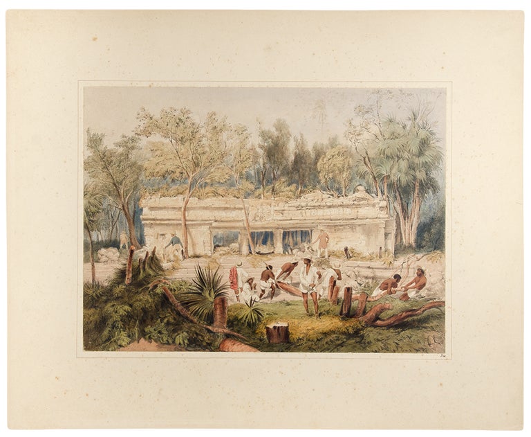 Item #29064 Temple, at Tuloom. Frederick CATHERWOOD.