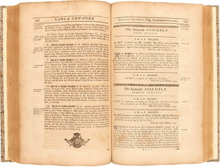 Laws of New-York, from the Year 1691, to1751, Inclusive, Published According to an Act of the General Assembly. [with:] Laws of New-York, from the 11th NOV. 1752, to 22d MAY 1762