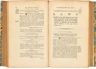 The Acts of the General Assembly of the Commonwealth of Pennsylvania, carefully compared with the originals. And an Appendix, Containing the Laws now in Force, passed between the 30th day of September 1775, and the Revolution. Together with the Declaration of Independence; the Constitution of the State of Pensylvania; and the Articles of Confederation of the United States of America.