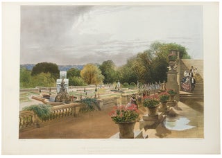 Item #29792 The Parterre, Harewood House, Nr. Leeds. The Seat of the Rt. Honble. The Earl of...