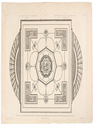 Item #31054 Design of a Ceiling, in the Etruscan Taste, Executed in the Countess of Derby's...