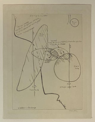 Item #31155 Grandeur-Immense (Plan for a Large Mobile) from Anatole Jakovsky's "23 Gravures"...