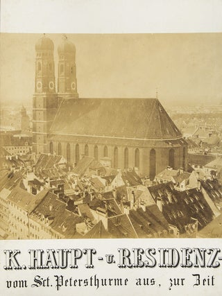 Item #31313 Panorama der K. Haupt-u.-Residenz-Stadt München. Aufgenommen in der Vogelperspective...